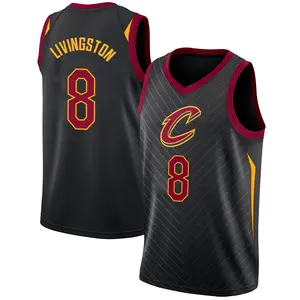 Men's Chris Livingston Cleveland Cavaliers Nike Swingman Black Jersey - Statement Edition
