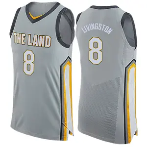 Men's Chris Livingston Cleveland Cavaliers Nike Swingman Gray Jersey - City Edition