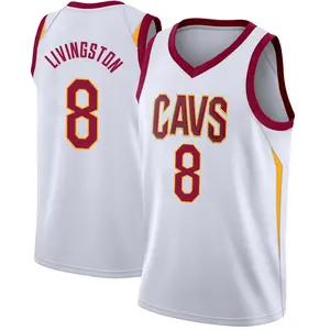 Men's Chris Livingston Cleveland Cavaliers Nike Swingman White Jersey - Association Edition