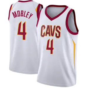 Men's Evan Mobley Cleveland Cavaliers Nike Swingman White Jersey - Association Edition