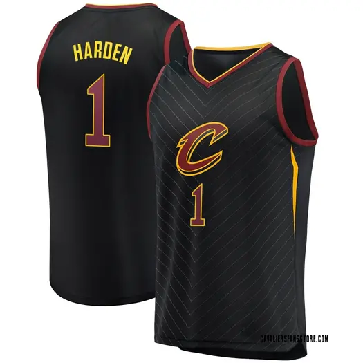 Men's James Harden Cleveland Cavaliers Fanatics Branded Fast Break Black Jersey - Statement Edition