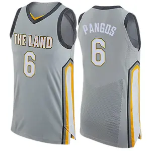 Men's Kevin Pangos Cleveland Cavaliers Nike Swingman Gray Jersey - City Edition