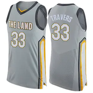 Men's Luke Travers Cleveland Cavaliers Nike Swingman Gray Jersey - City Edition