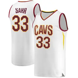 Men's Olivier Sarr Cleveland Cavaliers Fanatics Branded Fast Break White Jersey - Association Edition