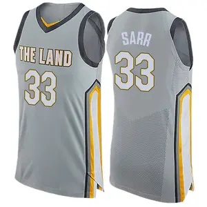 Men's Olivier Sarr Cleveland Cavaliers Nike Swingman Gray Jersey - City Edition