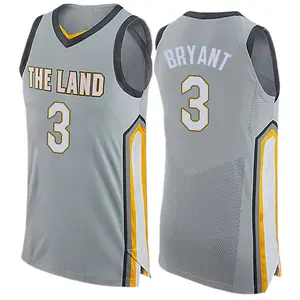 Men's Thomas Bryant Cleveland Cavaliers Nike Swingman Gray Jersey - City Edition