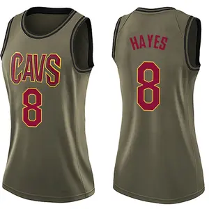 Women's Killian Hayes Cleveland Cavaliers Nike Swingman Green Salute to Service Jersey
