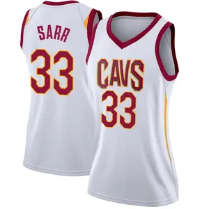 Women's Olivier Sarr Cleveland Cavaliers Nike Swingman White Jersey - Association Edition