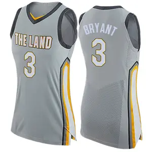 Women's Thomas Bryant Cleveland Cavaliers Nike Swingman Gray Jersey - City Edition