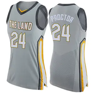 Women's Tyrese Proctor Cleveland Cavaliers Nike Swingman Gray Jersey - City Edition