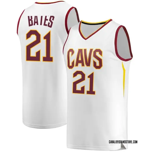 Youth Emoni Bates Cleveland Cavaliers Fanatics Branded Fast Break White Jersey - Association Edition