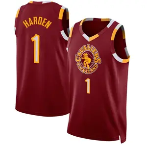 Youth James Harden Cleveland Cavaliers Nike Swingman Wine 2021/22 City Edition Jersey