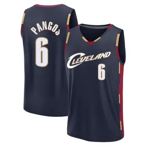 Youth Kevin Pangos Cleveland Cavaliers Fast Break Navy Classic Edition Jersey