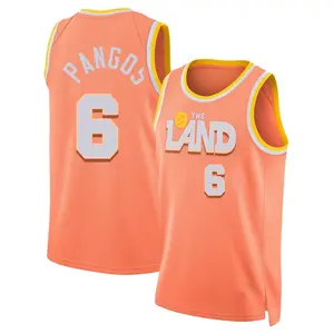 Youth Kevin Pangos Cleveland Cavaliers Nike Swingman Orange 2025/26 City Edition Jersey