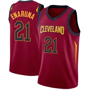 Youth Tristan Enaruna Cleveland Cavaliers Nike Swingman Maroon Jersey - Icon Edition